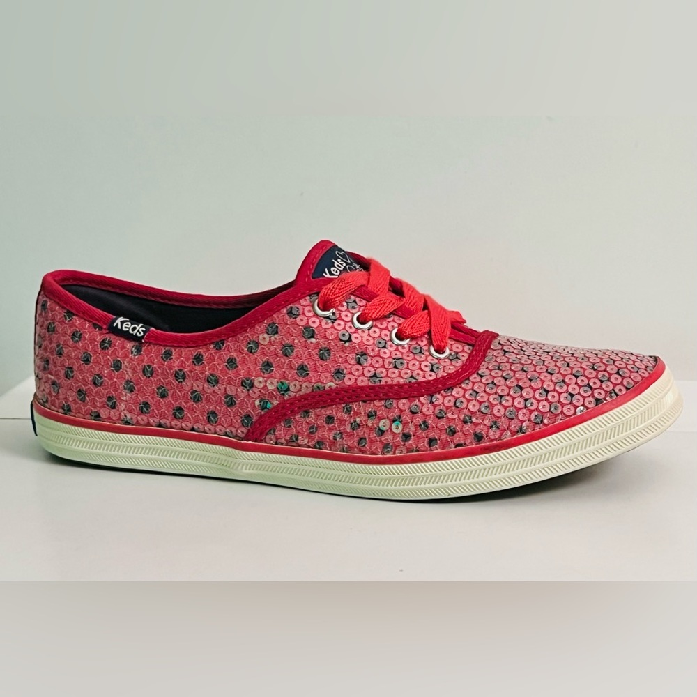 Taylor Swift Frosted Red Sequin Keds - image 2